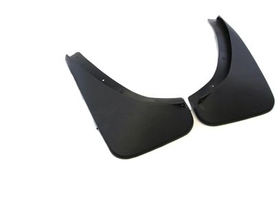 GM Splash Guards - Molded,Rear Set,Color:Black 17800975