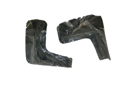 GM Splash Guards - Molded,Rear Set,Note:Excluding SS Model,Black 17800977