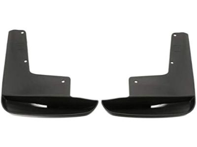 GM Front Molded Splash Guards in Black 17800978