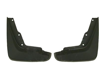 GM Rear Molded Splash Guards in Black 17800979