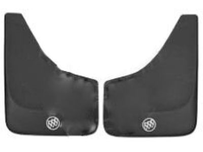 GM Front Molded Splash Guards in Black 17801258