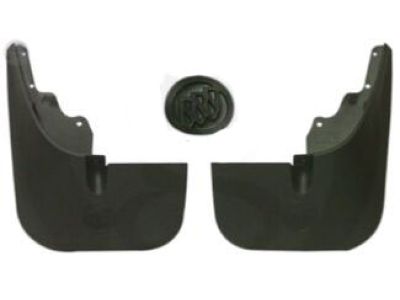 GM Front Molded Splash Guards in Black 17801258