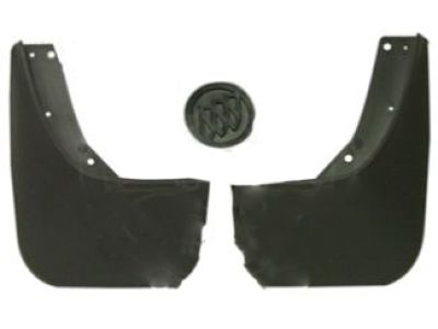 GM Rear Molded Splash Guards in Black 17801259