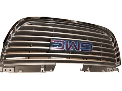 GM Grille,Note:Not For Use on Hybrid or Denali Models,Silver (59U) 17801284
