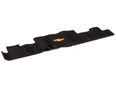 GM Floor Mats - Cargo Area Premium All Weather,Note:Bowtie Logo,Ebony 17801326