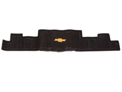 GM Floor Mats - Cargo Area Premium All Weather,Note:Bowtie Logo,Ebony 17801326