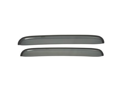 GM Side Window Weather Deflector - Front and Rear Sets,Color:Smoke 17801436