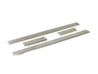 GM Front and Rear Door Sill Plates in Brushed Stainless Steel 17802414