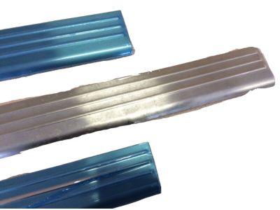 GM Door Step Shields - Front and Rear Sets, Note:Brushed Stainless Steel 17802415
