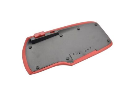 GM Floor Console Lid,Note:Embroidered Crossed-Flag Logo,Interior Red 17802450