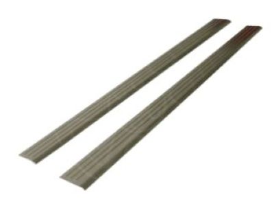 GM Front Door Sill Plates in Brushed Stainless Steel 17802605