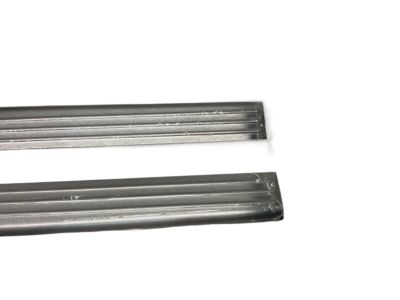 GM Front Door Sill Plates in Brushed Stainless Steel 17802605