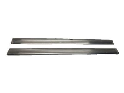 GM Front Door Sill Plates in Brushed Stainless Steel 17802605