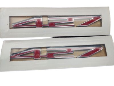 17803320 GM 427 Hood Emblems in Red Product Photo 1 of 3