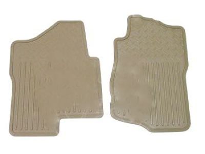 GM Floor Mats - Vinyl Replacement,Front,Material:Cashmere 19121499