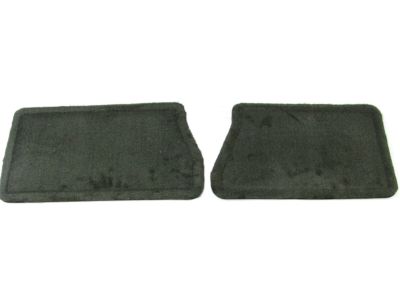 GM Rear Carpeted Floor Mats in Ebony 19121928