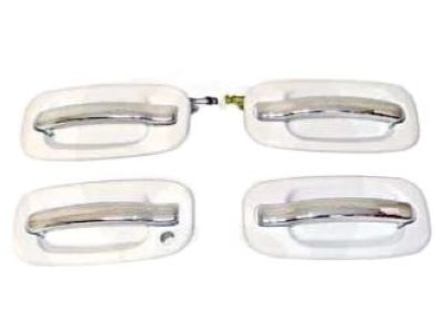 GM Door Handles - Front and Rear Sets,Note:Chrome/Cashmere (15U) 19154681