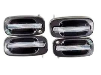 GM Door Handles - Front and Rear Sets,Note:Chrome/Cashmere (15U) 19154681