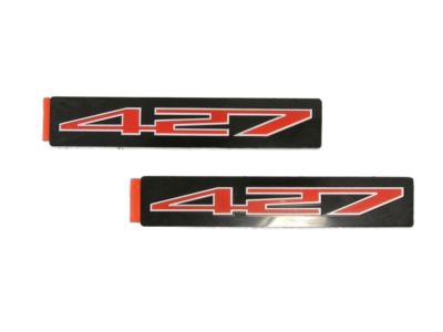 GM 7.0L Engine Decals in Red and Black Satin with 427 Logo 19154724