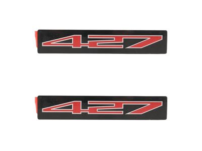 GM 7.0L Engine Decals in Red and Black Satin with 427 Logo 19154724