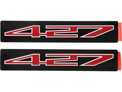 GM 7.0L Engine Decals in Red and Black Satin with 427 Logo 19154724