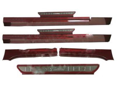 GM Rocker Panel Molding,Color:Red (80U) 19155371