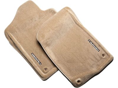 GM Floor Mats - Molded Carpet, Front, Note:Denali Logo, Crew Cab, Cashmere 19155780