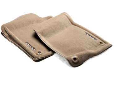GM Floor Mats - Molded Carpet, Front, Note:Denali Logo, Crew Cab, Cashmere 19155780