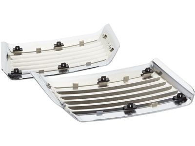 GM Hood Louver,Note:Heavy Duty,Chrome (Does not fit 2011 HD models) 19155975