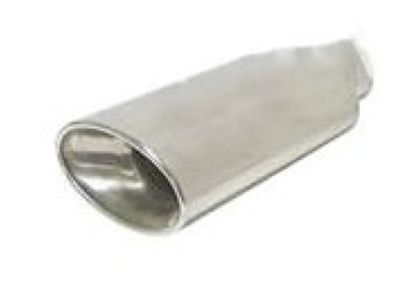 GM 6.2L Polished Stainless Steel Oval Dual-Wall Exhaust Tips 19156355