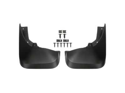 GM Rear Molded Splash Guards in Black 19156905