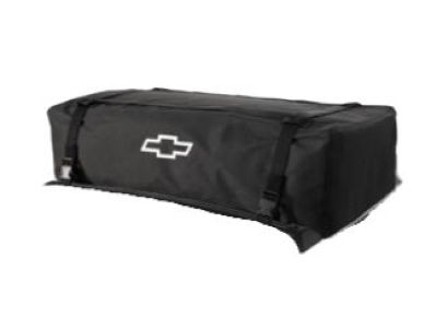 GM Roof-Mounted Soft Cargo Carrier,Note:Bowtie Logo,Black 19157502