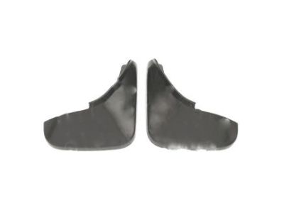 GM Front Molded Splash Guards in Argent 19159173