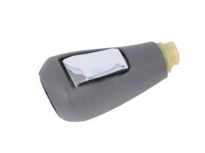 GM 19165179 Gray Leather Shift Knob,Note:with Gold Carbon Fiber Pattern Center Plate;