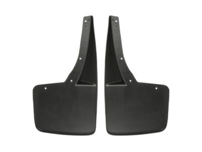 GM Front Molded Splash Guards in Stealth Gray 19165826