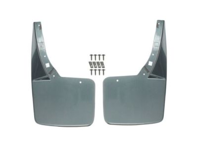 GM Front Molded Splash Guards in Stealth Gray 19165826