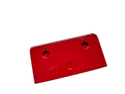 GM License Plate Holder - Front,Note:Monterey Red (80U) 19166192