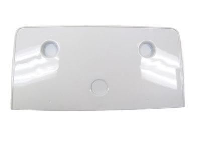 GM Front License Plate Bracket in White 19166207