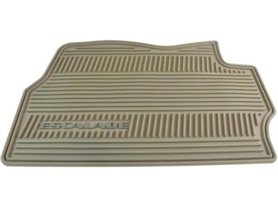 GM Front All-Weather Floor Mats in Cashmere with Escalade Logo 19166595