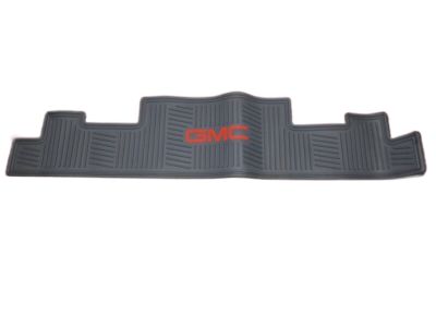 GM Cargo Area All-Weather Mat in Gray and GMC Logo 19166805