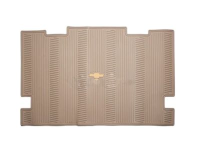 GM Floor Mats - Cargo Area Premium All Weather,Note:Bowtie Logo,Cashmere 19166808