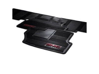 19166811 GM Floor Mats - Cargo Area Premium All Weather,Note:GMC Logo,Gray Product Photo 2 of 3