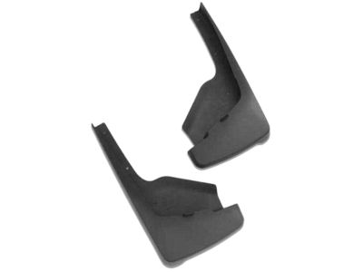 GM Molded Splash Guards in Charcoal Gray with Bowtie Logo 19170499