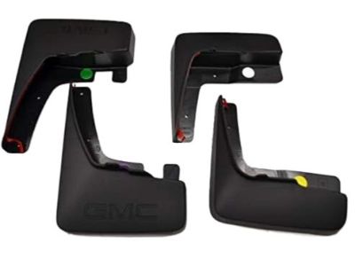 GM Molded Splash Guards in Gray with GMC Logo 19170503