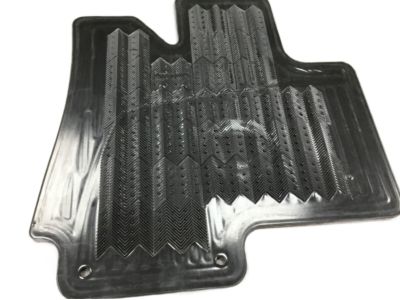 GM Front All-Weather Floor Mats in Ebony with Cadillac Logo 19172258