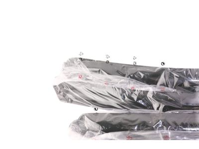 GM Front and Rear Tape-On Side Door Window Weather Deflector Set in Smoke Black 19172622