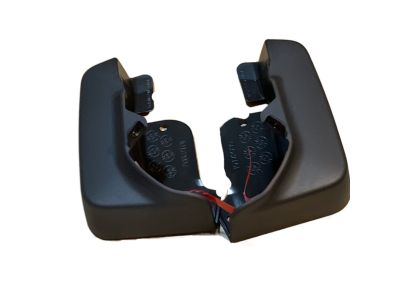GM Front Molded Splash Guards in Black 19172935