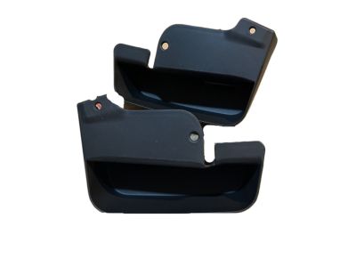 GM Front Molded Splash Guards in Black 19172935