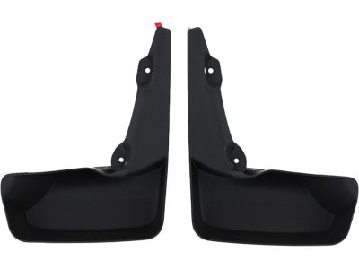 GM Rear Molded Splash Guards in Black 19172938