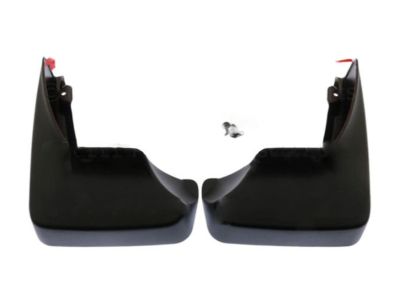 GM Rear Molded Splash Guards in Black 19172938